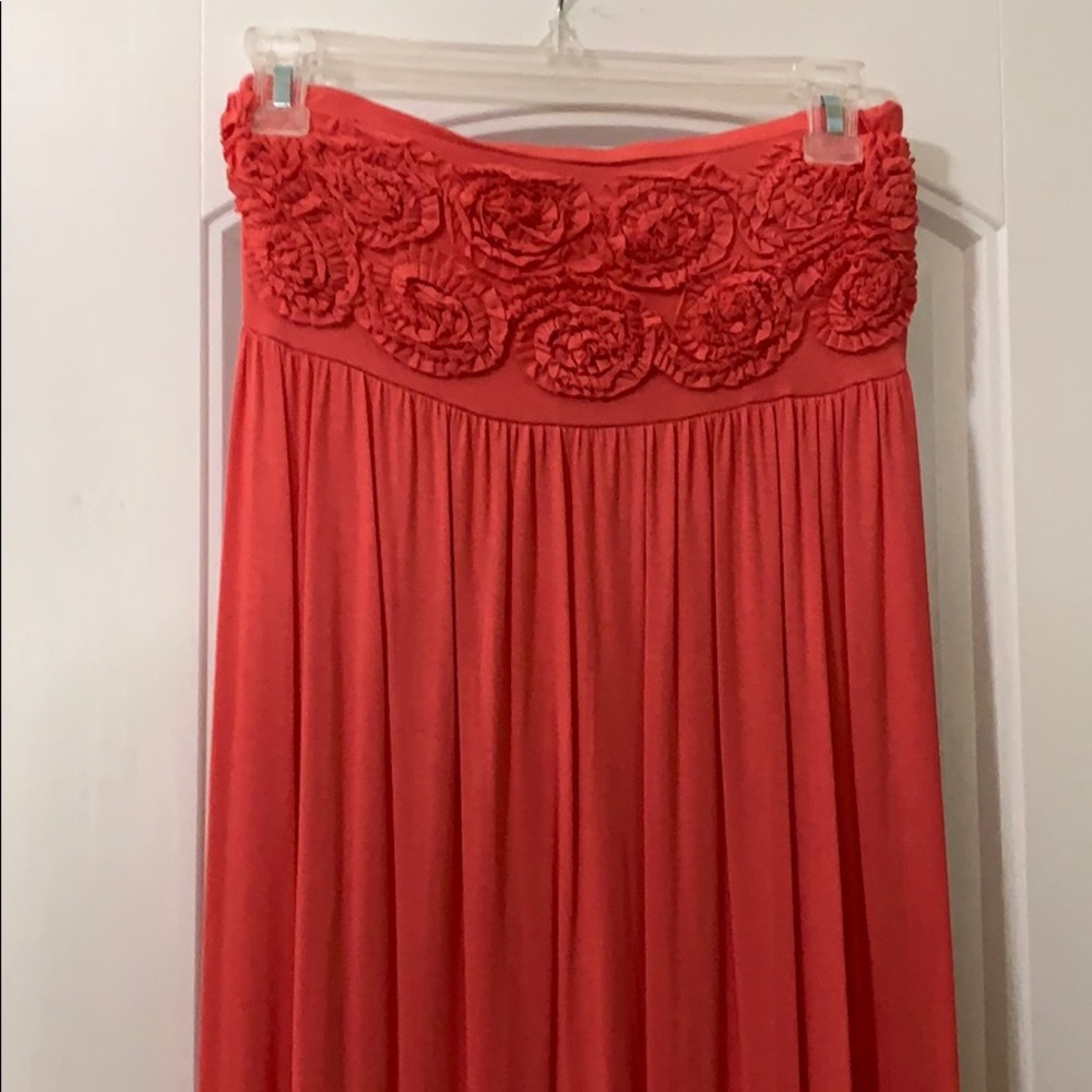 Coral Spring/Summer Maxi Dress